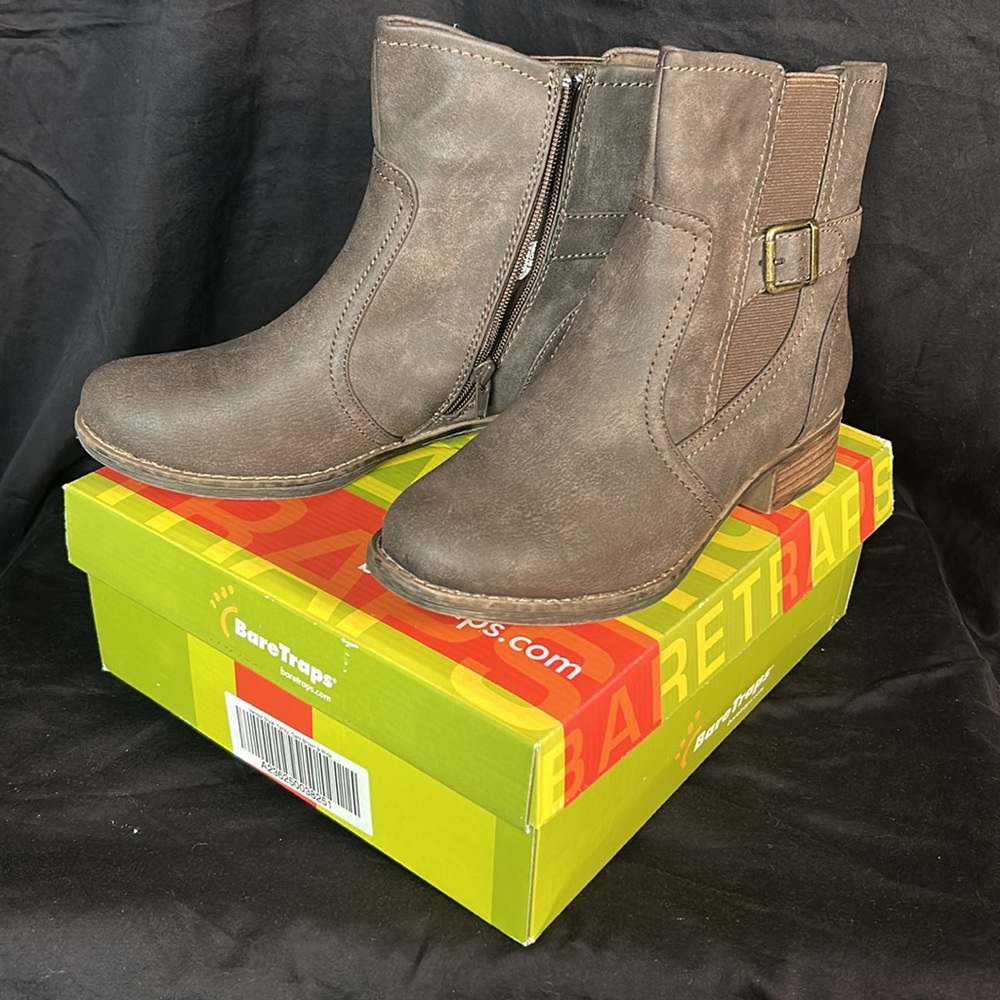 BareTraps Dark Brown Tansy Boots Women’s 9 - Picture 2 of 4